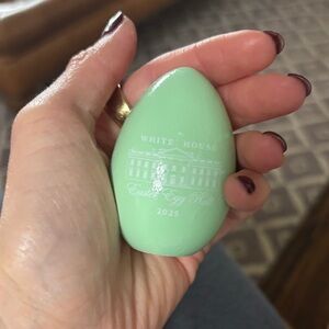 2025 White House Easter Egg Roll Official Wooden Collectible - Mint Green